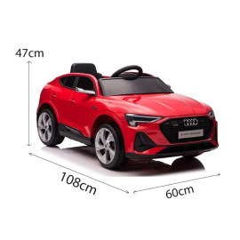 Audi E-tron Vermelho c/MP4