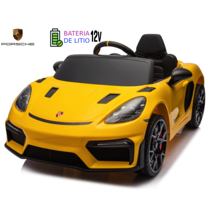 Porsche Spyder 718 RS 12v amarelo