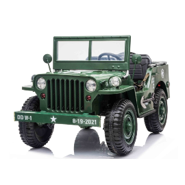 JEEP ARMY 4x4 3lugares 24v